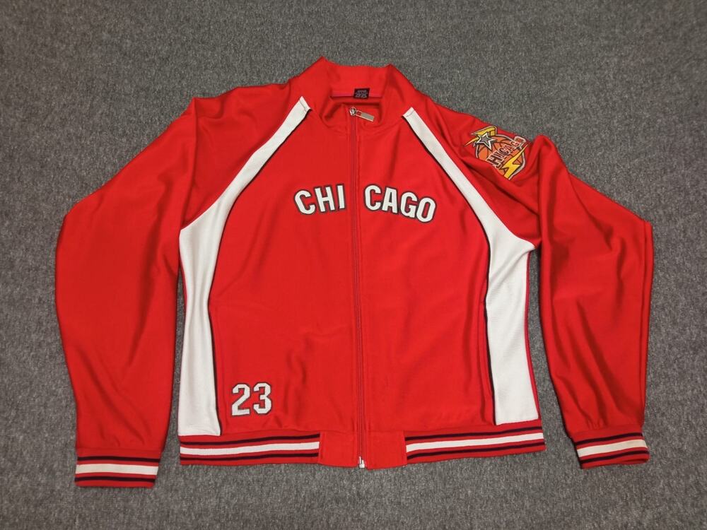 Soho Babe Youth Jacket Chicago Bulls #23 Red / White Size 2XL 14 Years